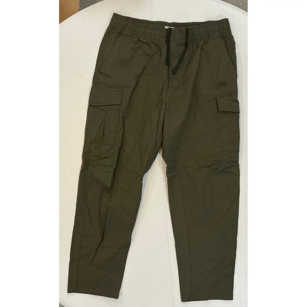 Nike Cargo Pants Military Cotton Nylon Utility Gorpcore Streetwear XL Olive